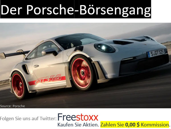 Information über der Porsche-Börsengang.