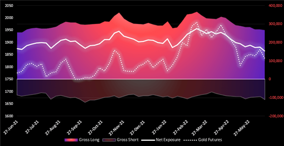 Graphische Darstellung Gold Engagements CoT