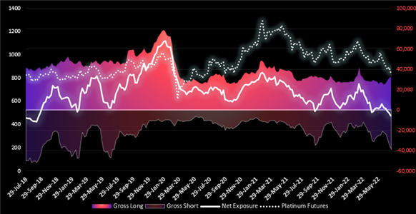 Graphische Darstellung Platin Chart