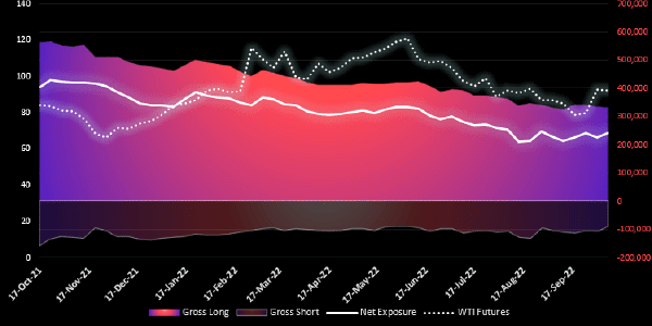 Graphical display WTI chart