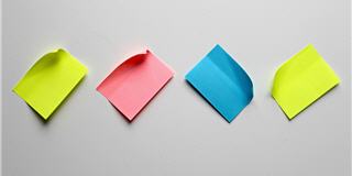 Graphical display of post its