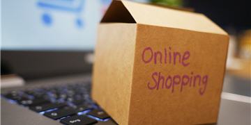 Graphical display of online shopping