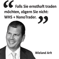 Wieland Arlt Trading-Plattform.